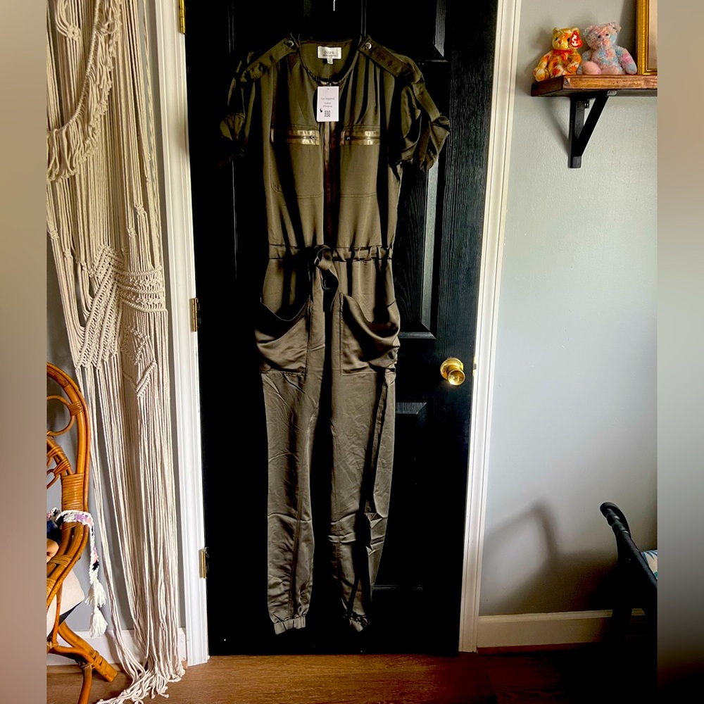 Inspire Green Jumpsuit with Adjustable Straps